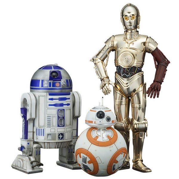 Kotobukiya Star Wars The Force Awakens C-3PO, R2-D2 And BB-8 3 Pack 1/10 Scale Figures