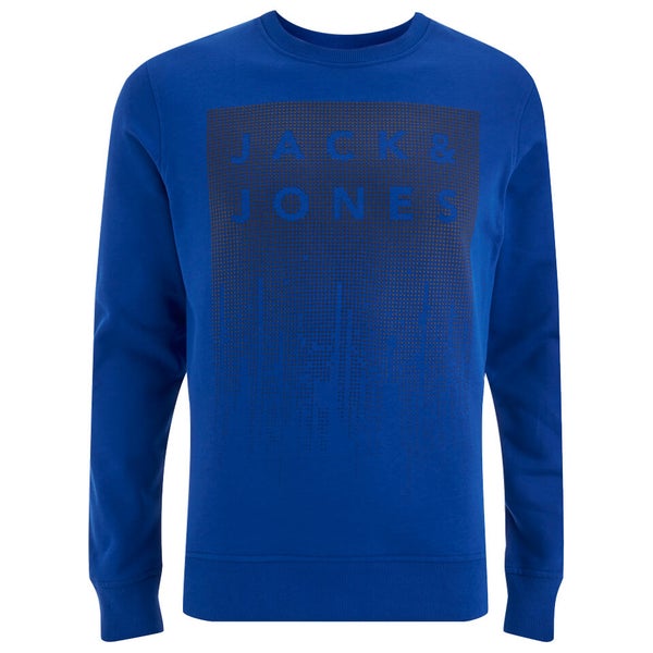 Sweatshirt Jack & Jones pour Homme Core Noise -Bleu Roi