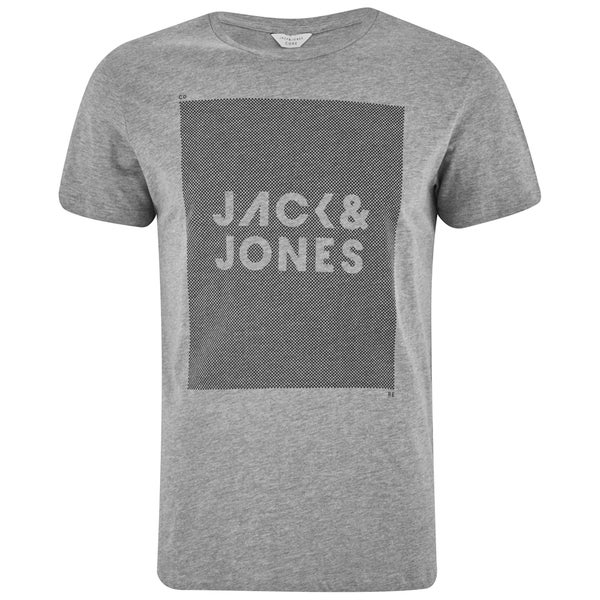T -Shirt Jack & Jones pour Homme Core Take -Gris Clair
