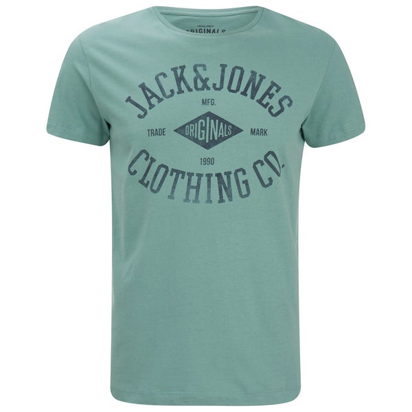 Jack & Jones Men's Originals Diamond T-Shirt - Mineral Blue