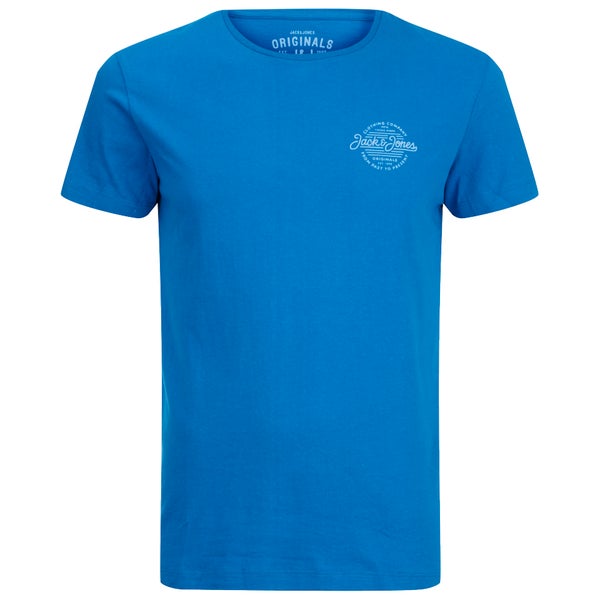 T -Shirt Jack & Jones pour Homme Originals Smooth -Bleu Impérial