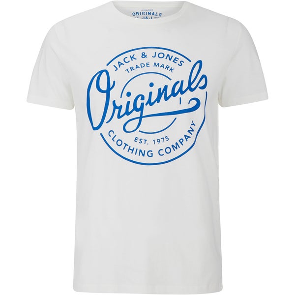 Jack & Jones Men's Originals New Tone T-Shirt - White