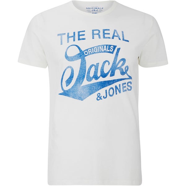 Jack & Jones Men's Originals Raffa T-Shirt - Cloud Dancer