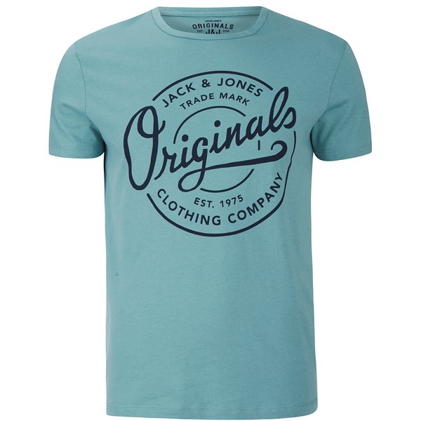 Jack & Jones Men's Originals New Tone T-Shirt - Mineral Blue