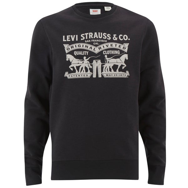 Levi's Men's Graphic Crew Sweatshirt - Black