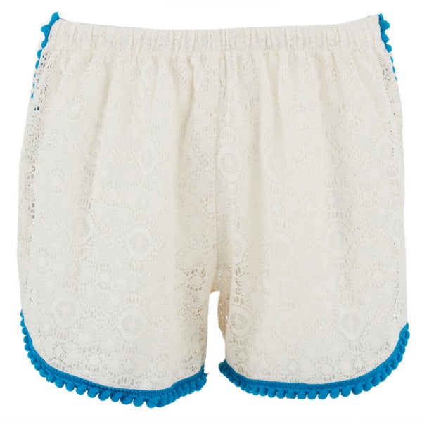 Paolita Women's Venetian Lace Shorts - Cream