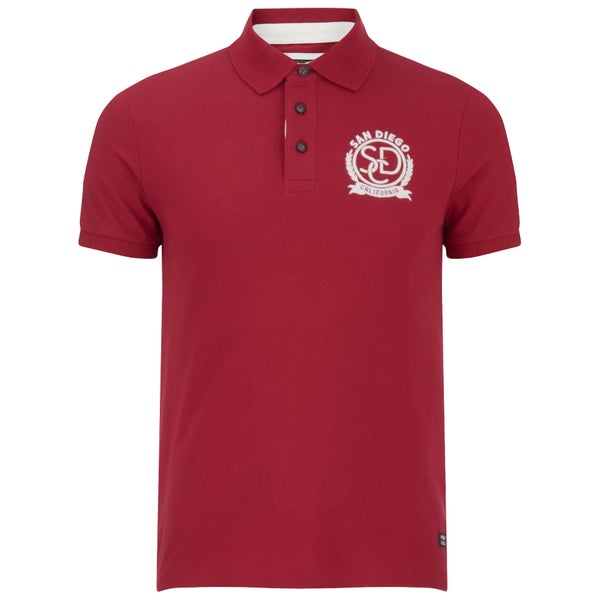 Produkt Men's Embroidered Polo Shirt - Rio Red