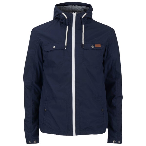 Produkt Men's Contrast Zip Hooded Jacket - Navy Blazer