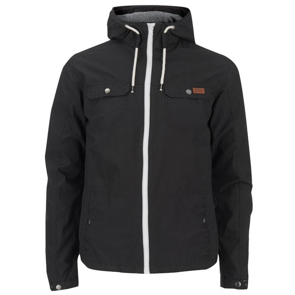 Produkt Men's Contrast Zip Hooded Jacket - Black