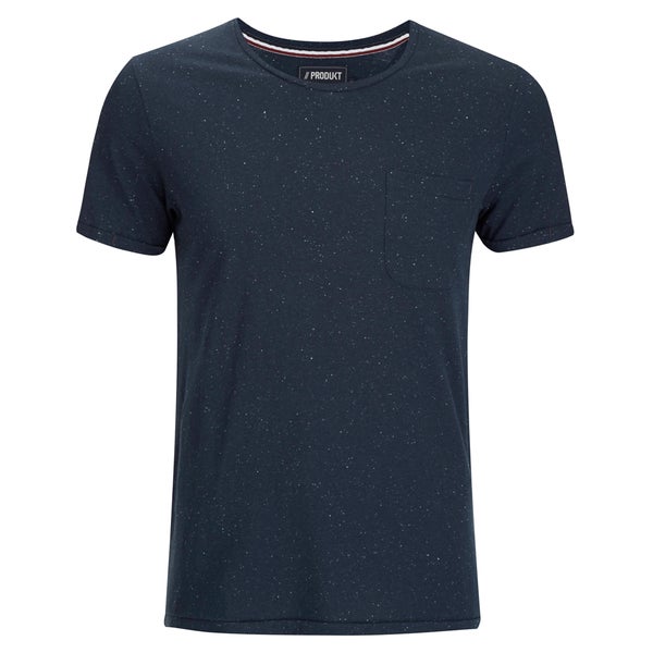 T -Shirt Produkt pour Homme Pocket Fleck -Marine
