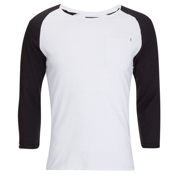 T -Shirt Raglan 3/4 Produkt pour Homme -Noir