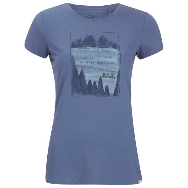 Jack Wolfskin Women's Valley T-Shirt - Blue Indigo