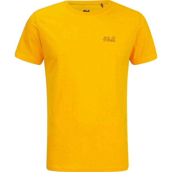 Jack Wolfskin Men's Paw T-Shirt - Burley Yellow