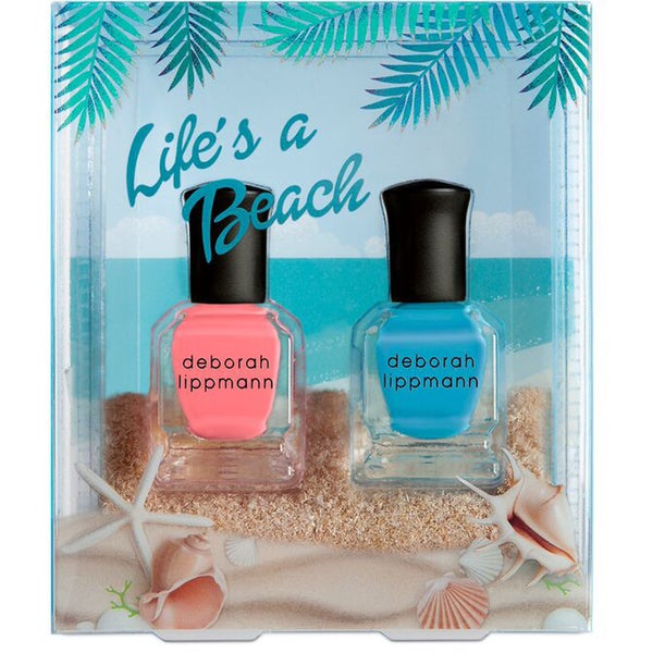 Set de vernis à ongles "Life's a Beach" Deborah Lippmann (2 x 8 ml)