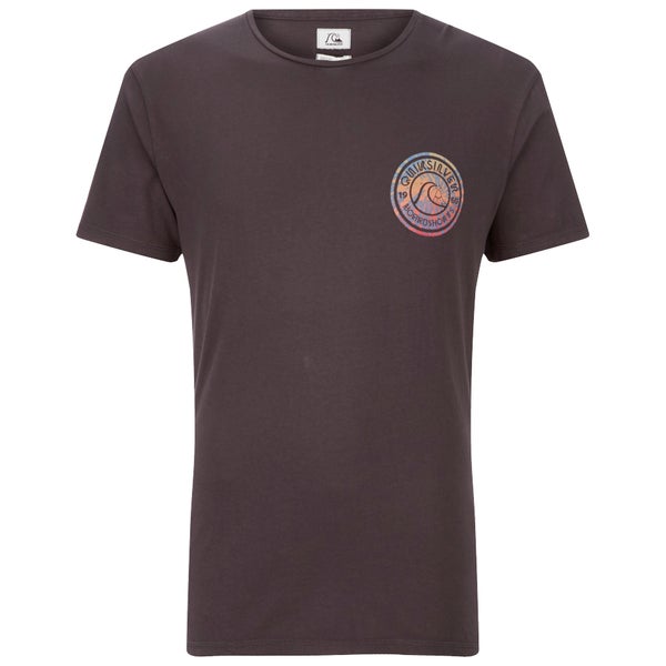 Quiksilver Men's Spiral Back Print T-Shirt - Tarmac