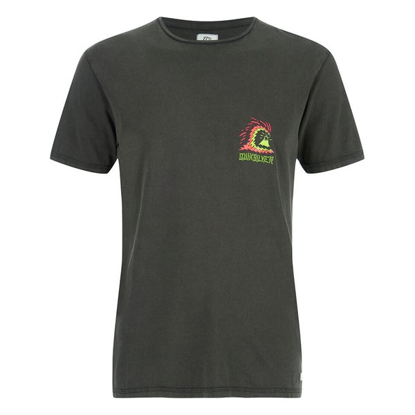 Quiksilver Men's Storm Back Print T-Shirt - Tarmac