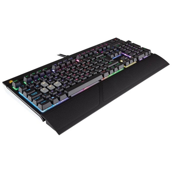 Corsair Gaming STRAFE RGB Cherry MX SILENT Performance Multi-Colour RGB Backlit Mechanical UK Gaming Keyboard