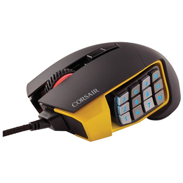 Corsair Gaming SCIMITAR Multi-Colour RGB Backlit Performance 12000 DPI Laser MMO/MOBA Gaming Mouse