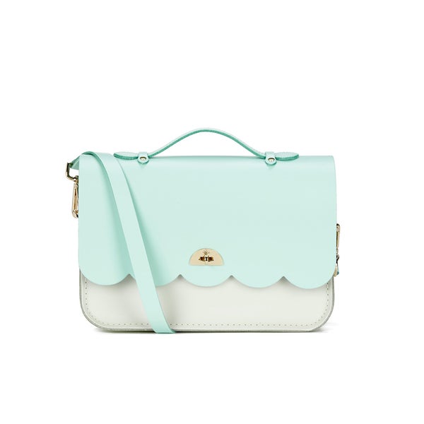 The Cambridge Satchel Company Women's Cloud Bag with Handle - Two Tone Sweet Pea Blue/Clay