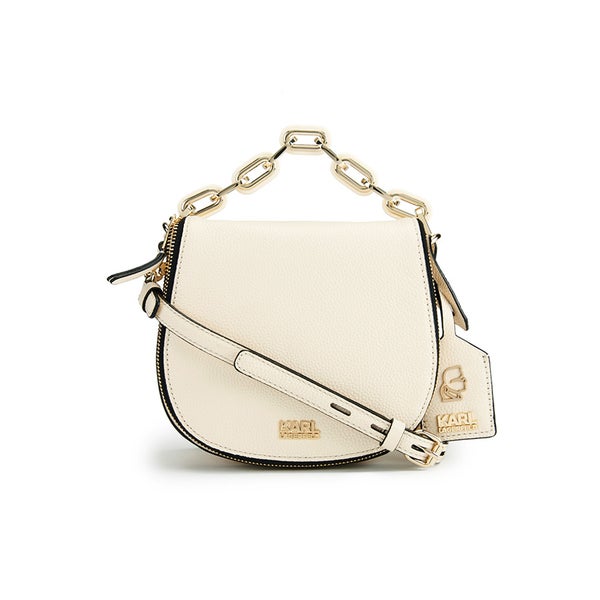 Karl Lagerfeld Women's K/Grainy Satchel Bag - Cream