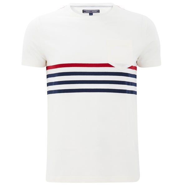 Tommy Hilfiger Men's Karl Striped T-Shirt - Snow White