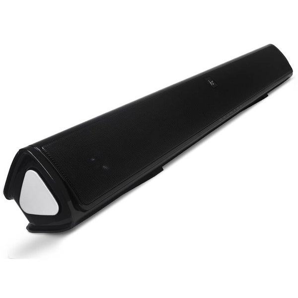 KitSound Ovation Slim Bluetooth & HMDI Soundbar Speaker (Wall Mount Bracket Included) - Black