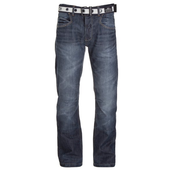 Crosshatch Men's New Baltimore Denim Jeans - Dark Wash