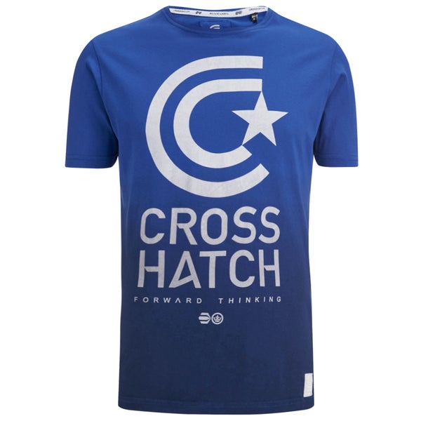 T-Shirt Crosshatch "Carinae" -Homme -Bleu