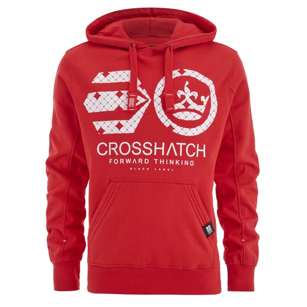 Sweatshirt à Capuche "Arowana" Crosshatch -Homme -Rouge