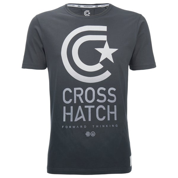 T-Shirt Crosshatch "Carinae" -Homme -Gris Foncé