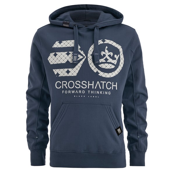 Sweatshirt à Capuche "Arowana" Crosshatch -Homme -Bleu Nuit