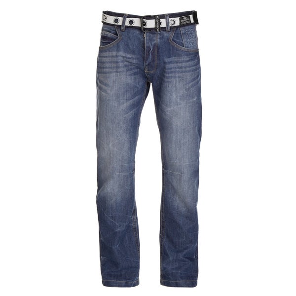 Crosshatch Men's New Baltimore Denim Jeans - Mid Wash
