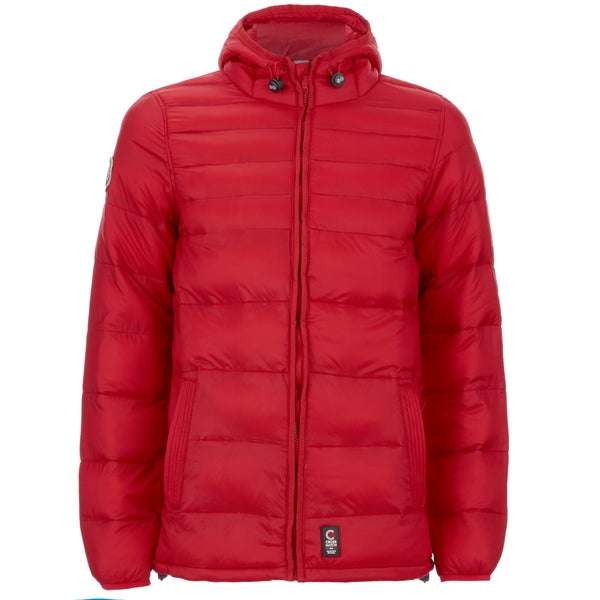 Crosshatch Men's Quilted Rabble Jacket - Samba Red