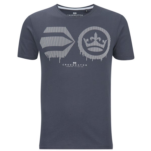 T-Shirt Crosshatch "Baseline" -Homme -Gris