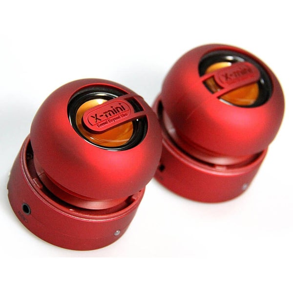 X-Mini Max Capsule Speaker Pair - Red