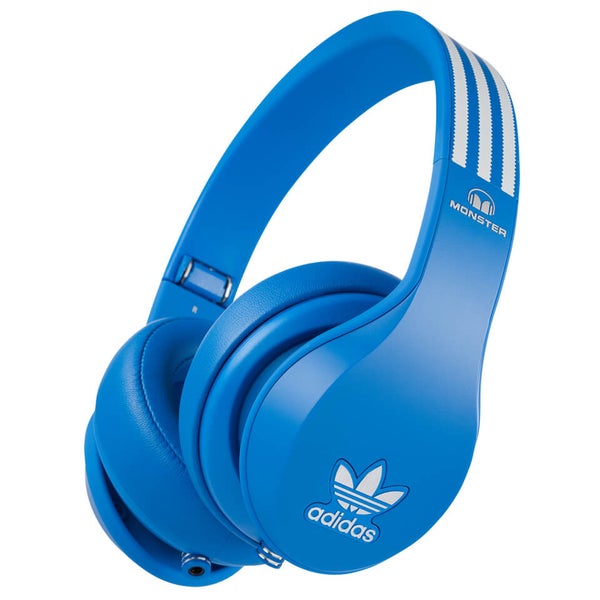 tumor sucesor ángulo adidas Originals by Monster Headphones (3-Button Control Talk & Passive  Noise Cancellation) - Blue Electronics - Zavvi US