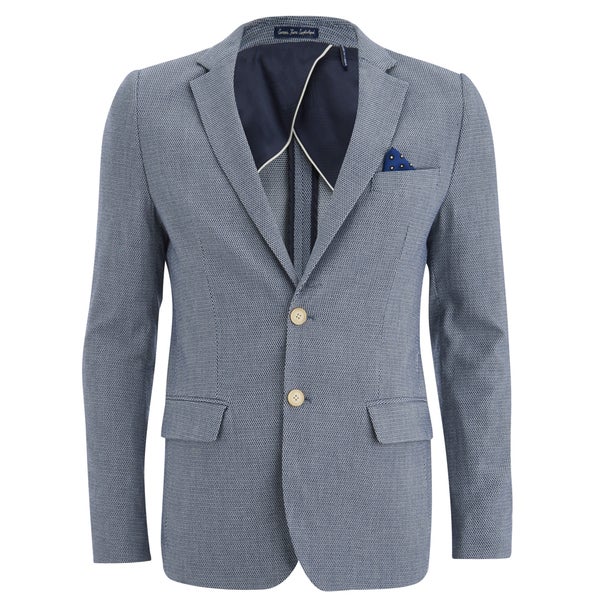 Scotch & Soda Men's Yarn Dyed Blazer - Grey