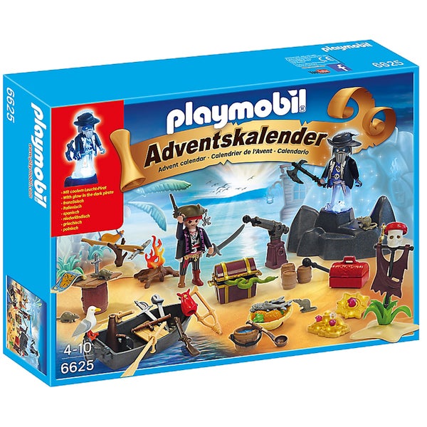 Playmobil Adventskalender Geheimnisvolle Piratenschatzinsel (6625)