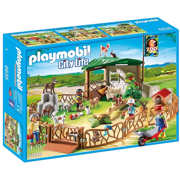 Parc animalier avec visiteurs -Playmobil (6635)
