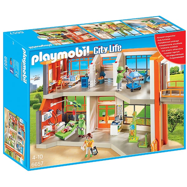 Playmobil City Life: Compleet ingericht kinderziekenhuis (6657)