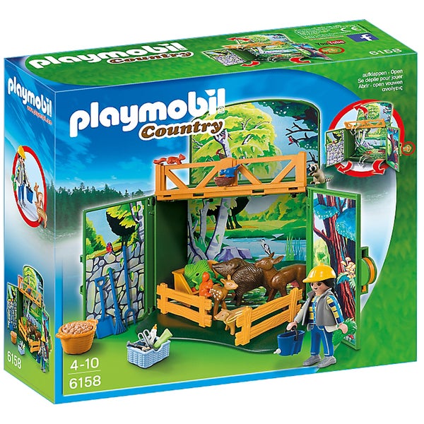 Playmobil Aufklapp Spiel Box Waldtierfütterung (6158)