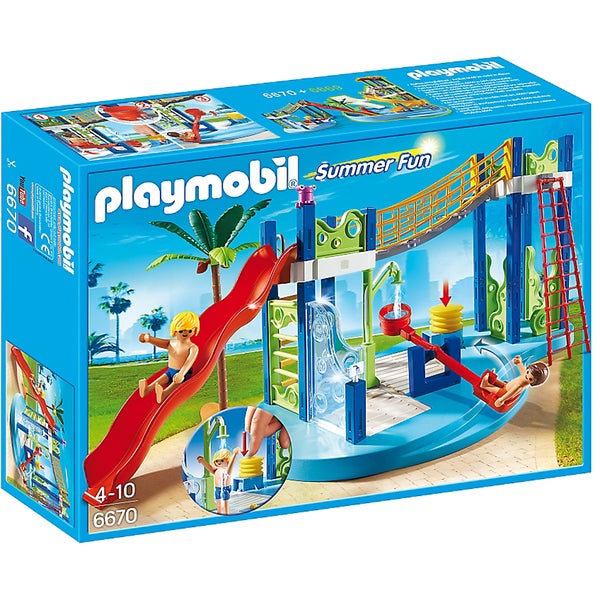 Lænestol håndtering forberede Playmobil Summer Fun Water Park Play Area (6670) Toys - Zavvi US