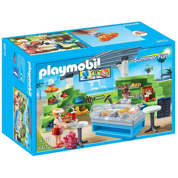 Espace boutique et fast-food (6672) -Playmobil Summer Fun