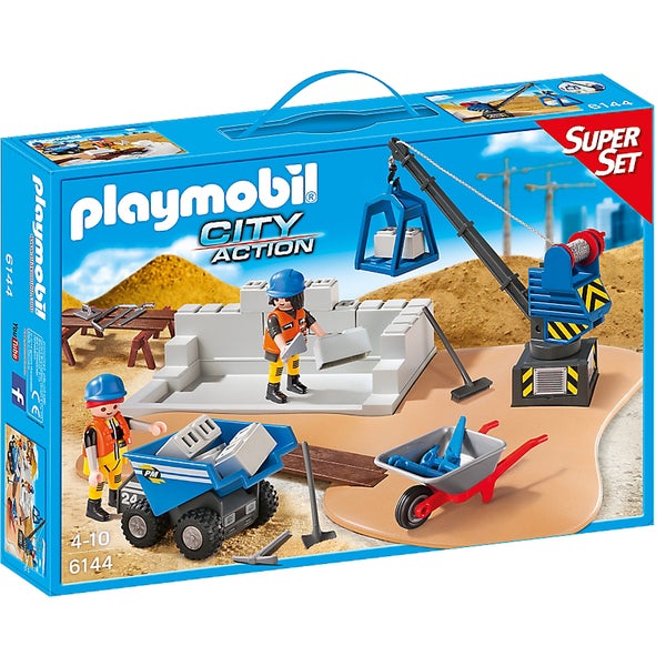 Playmobil Construction Site SuperSet (6144)