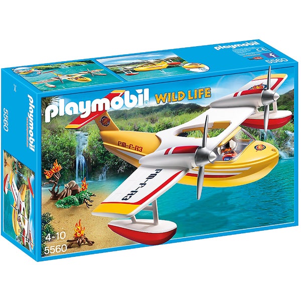 Playmobil Wild Life: Brandblusvliegtuig (5560)