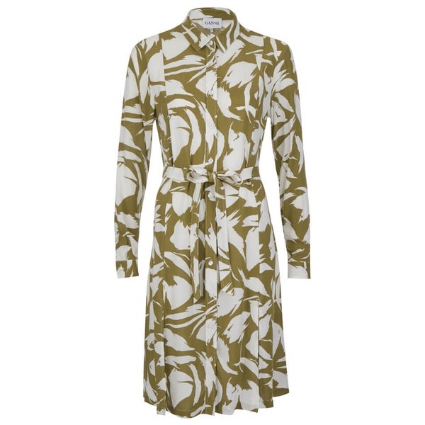 Ganni Women's Wilson Dress - Plantation