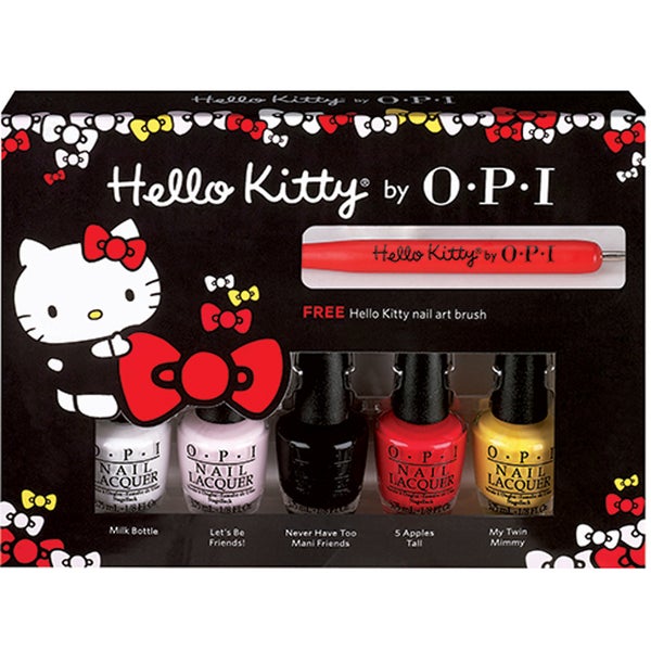 Pack de mini esmaltes de uñas Hello Kitty Friend de OPI (pack de 5)