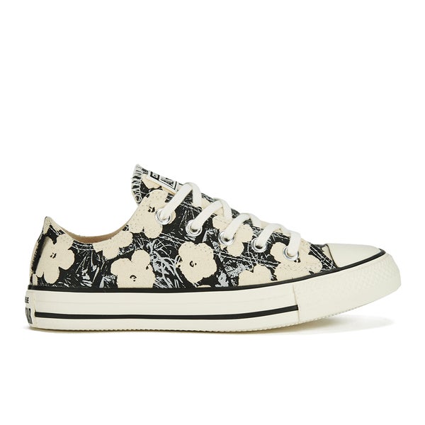 Converse Andy Warhol Chuck Taylor All Star Ox Trainers - Natural/Black