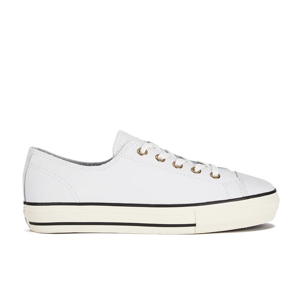 Converse Women's Chuck Taylor All Star High Line Craft Leather Flatform Ox Trainers - White/Egret