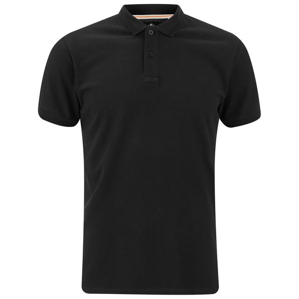 Threadbare Men's Fred Polo Shirt - Black